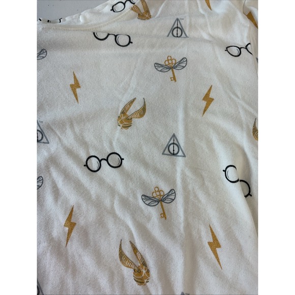 Kyte Baby Women's M Adult Harry Potter Jogger Pajama Set Pjs White Bamboo - Picture 6 of 11